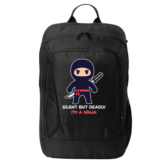 Silent But Deadly I'm A Ninja City Backpack