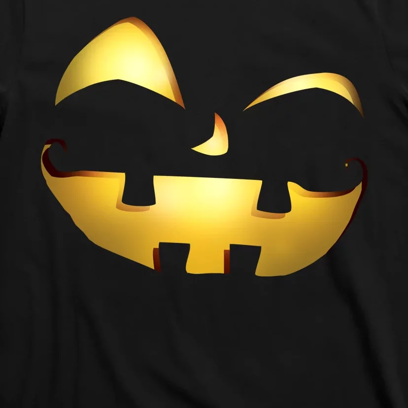 Silly Cool Jack O Lantern Face T-Shirt