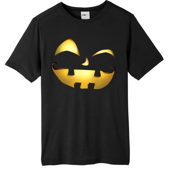 Silly Cool Jack O Lantern Face ChromaSoft Performance T-Shirt