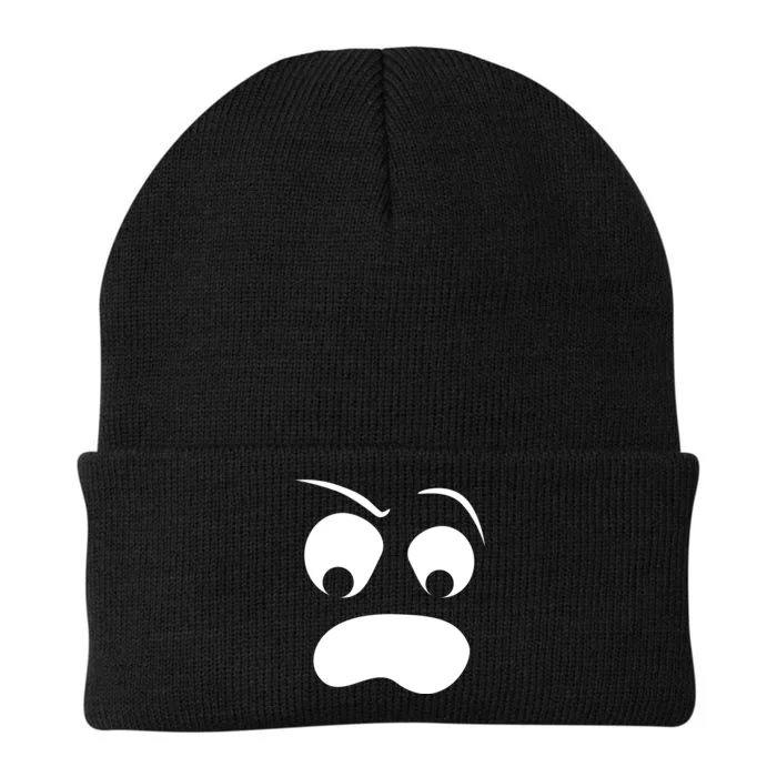 Silly Ghost Face Knit Cap Winter Beanie