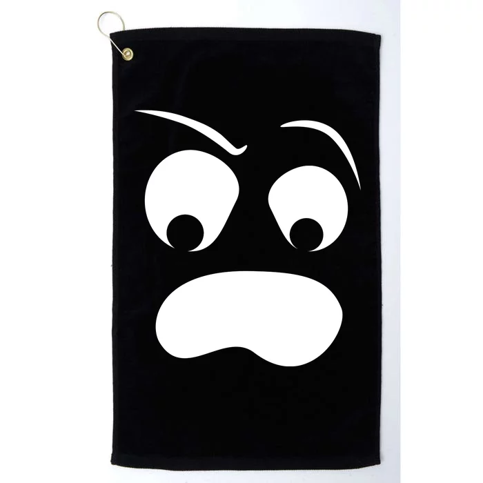 Silly Ghost Face Platinum Collection Golf Towel