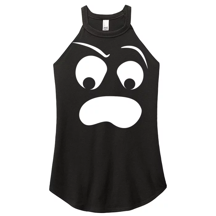 Silly Ghost Face Women’s Perfect Tri Rocker Tank