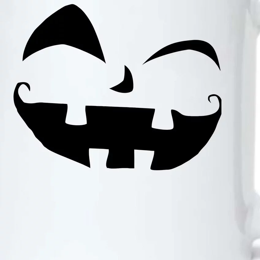 Silly Jack O' Lantern Face Black Color Changing Mug