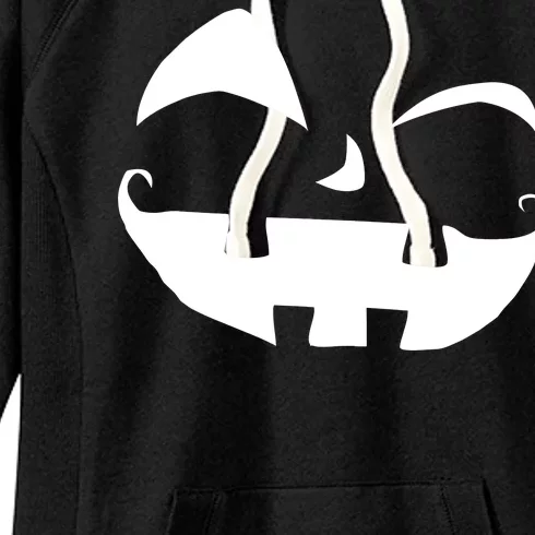 Silly Jack O' Lantern Face Women's Fleece Hoodie