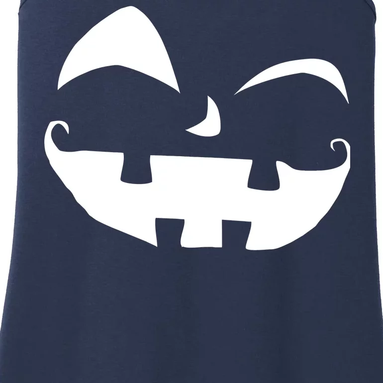 Silly Jack O' Lantern Face Ladies Essential Tank