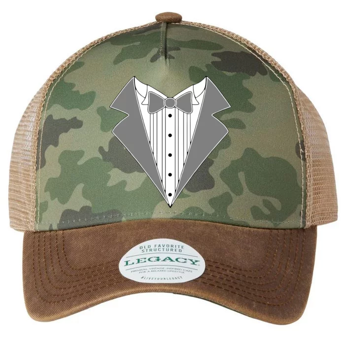 Silver Tuxedo Wedding Tux Legacy Tie Dye Trucker Hat