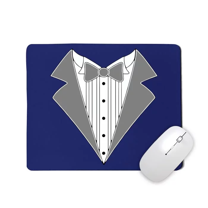 Silver Tuxedo Wedding Tux Mousepad