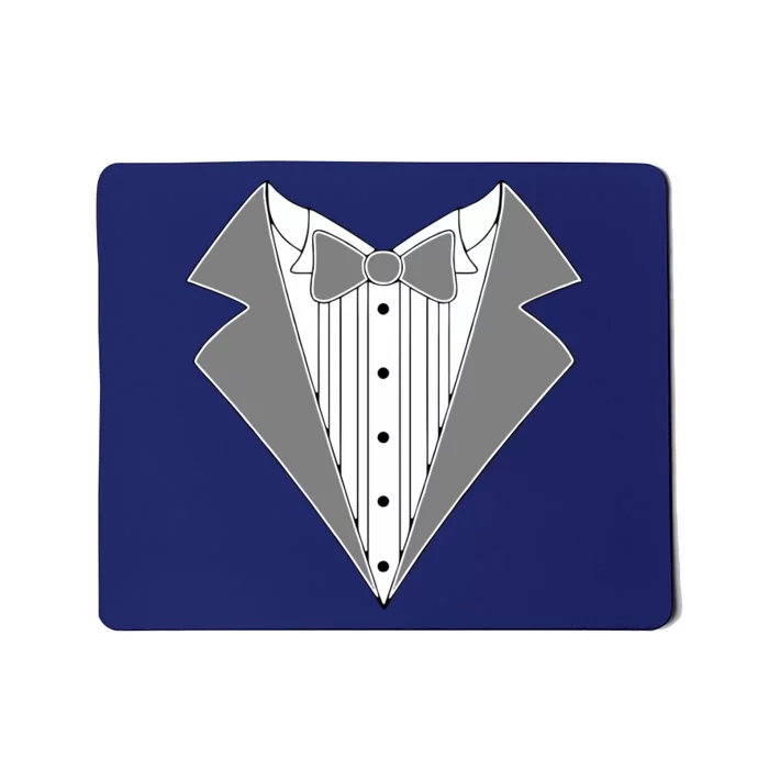 Silver Tuxedo Wedding Tux Mousepad