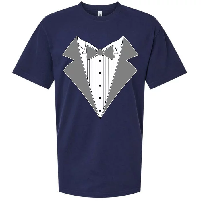 Silver Tuxedo Wedding Tux Sueded Cloud Jersey T-Shirt