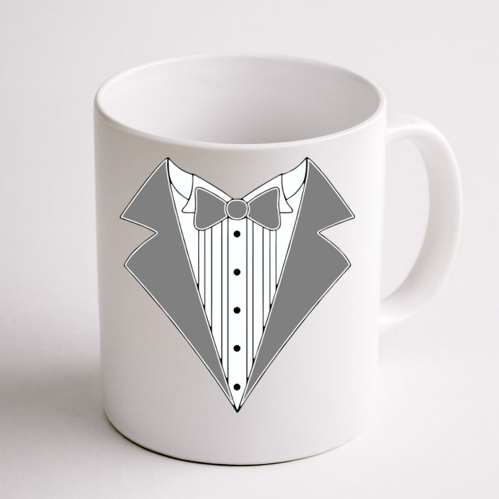 Silver Tuxedo Wedding Tux Front & Back Coffee Mug