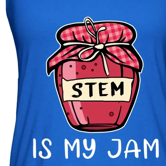 Stem Is My Jam Science Technology Engineering Math Gift Ladies Essential Flowy Tank