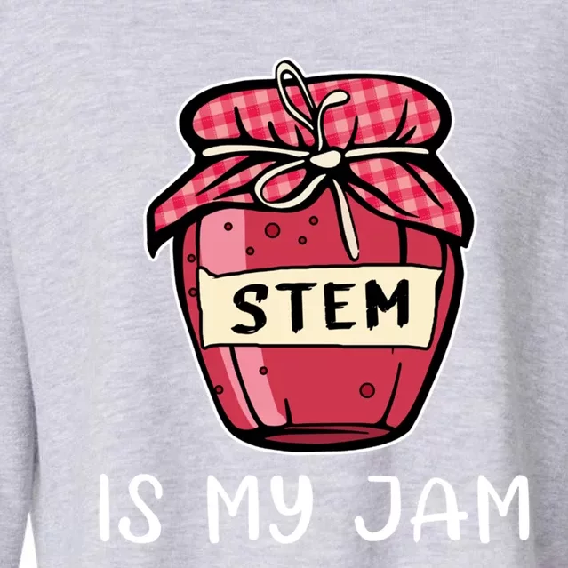 Stem Is My Jam Science Technology Engineering Math Gift Cropped Pullover Crew