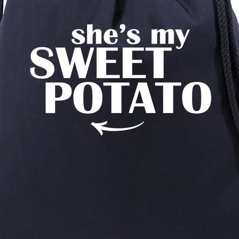 She Is My Sweet Potato I Yam Cute Couples Matching Funny Gift Drawstring Bag