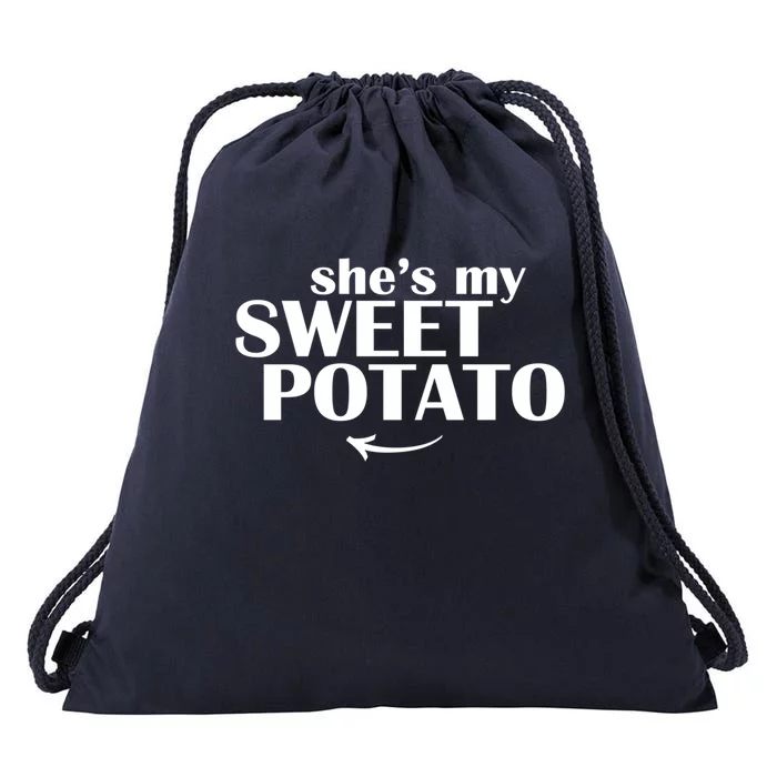 She Is My Sweet Potato I Yam Cute Couples Matching Funny Gift Drawstring Bag