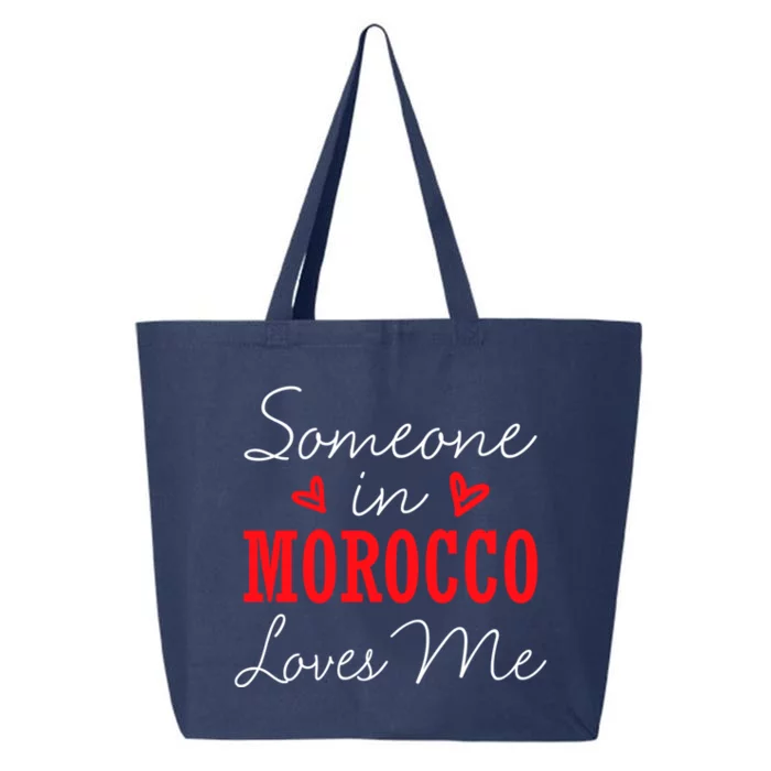 Someone In Morocco Loves Me Relationship Couple Rabat Funny Gift 25L Jumbo Tote