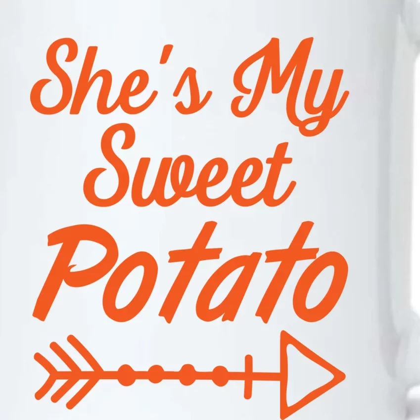 She Is My Sweet Potato I Yam Funny Couples Matching Gift Black Color Changing Mug