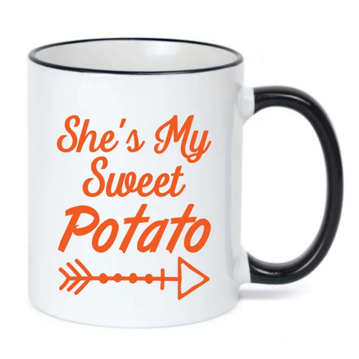 She Is My Sweet Potato I Yam Funny Couples Matching Gift Black Color Changing Mug