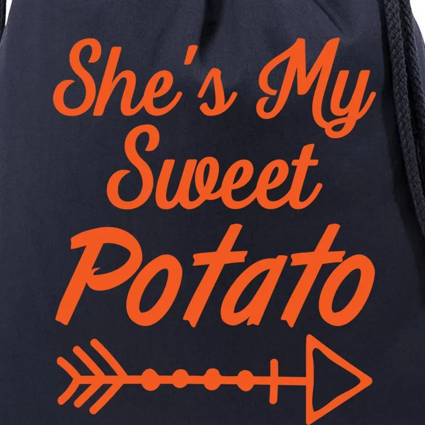 She Is My Sweet Potato I Yam Funny Couples Matching Gift Drawstring Bag