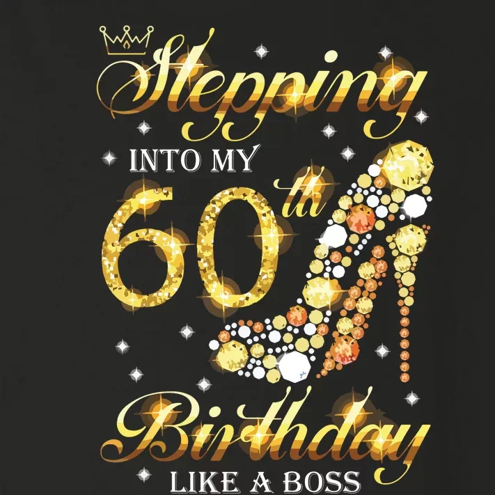 Stepping Into My 60 Birthday Like A Boss 60th BDay Party Toddler Long Sleeve Shirt