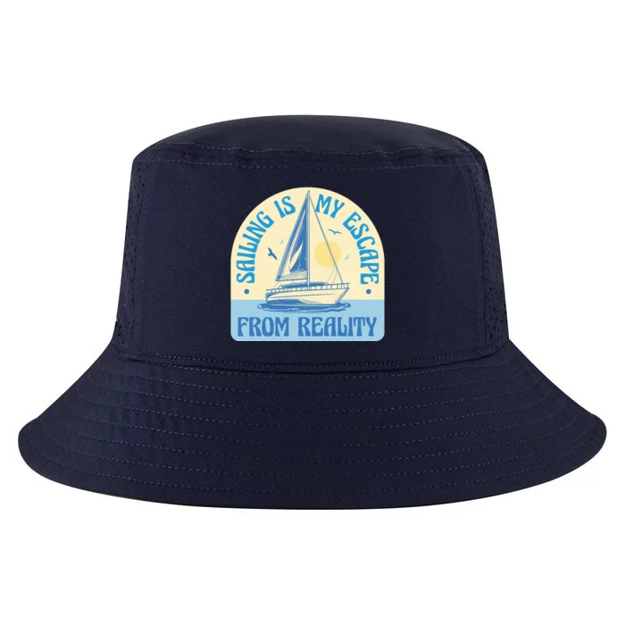 Sailing Is My Escape From Reality Cool Comfort Performance Bucket Hat