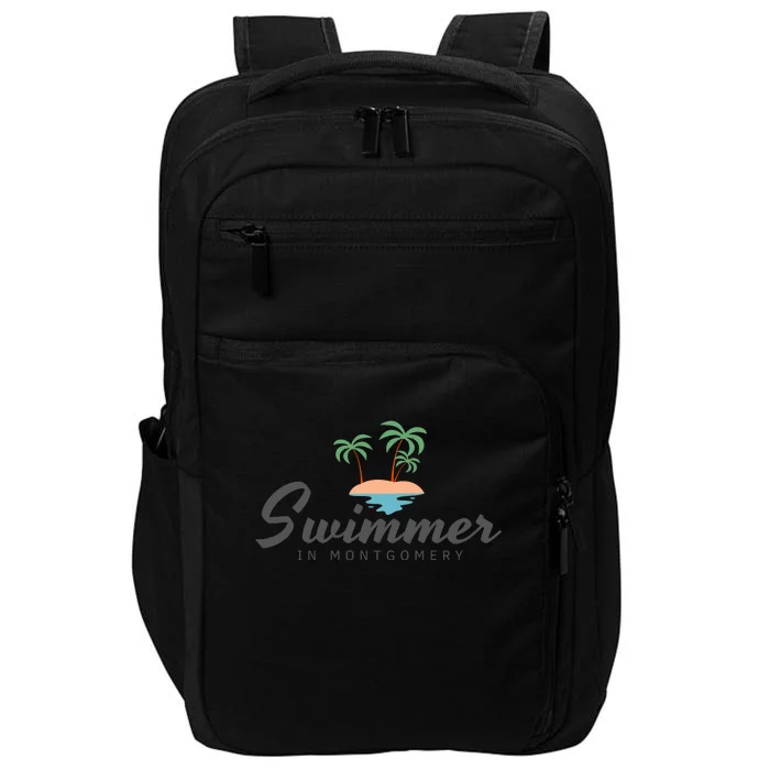 Swimmer In Montgomery Riverboat Brawl Impact Tech Backpack