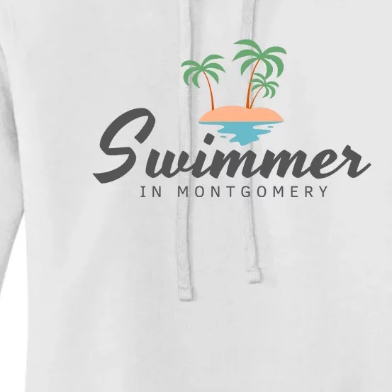 Swimmer In Montgomery Riverboat Brawl Women's Pullover Hoodie