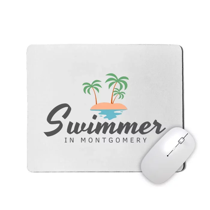 Swimmer In Montgomery Riverboat Brawl Mousepad