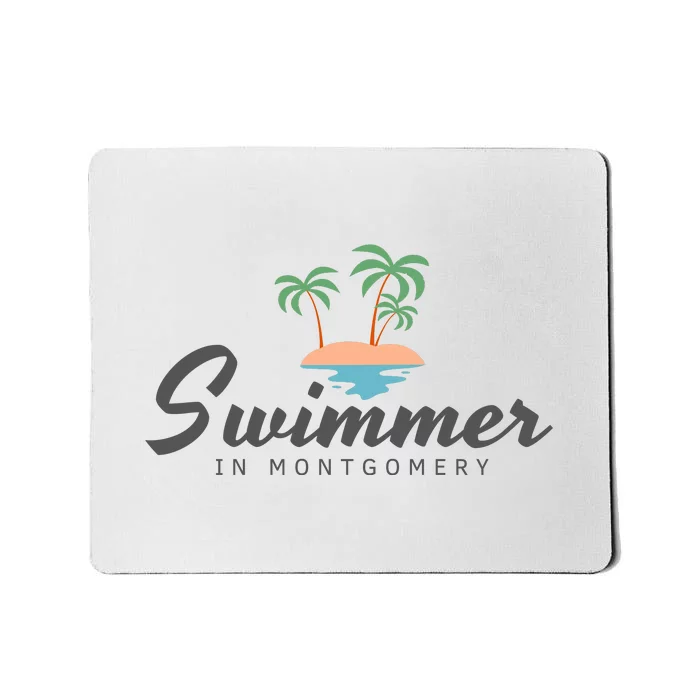 Swimmer In Montgomery Riverboat Brawl Mousepad