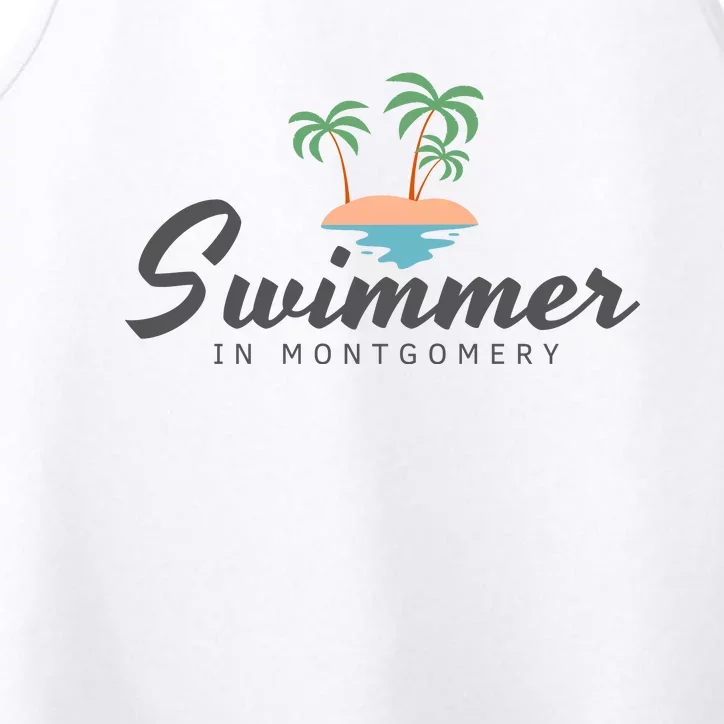 Swimmer In Montgomery Riverboat Brawl Performance Tank