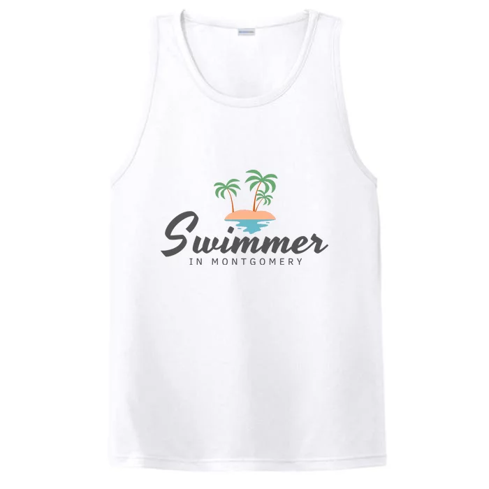 Swimmer In Montgomery Riverboat Brawl Performance Tank