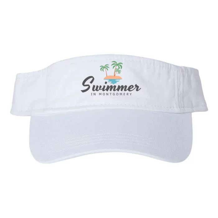 Swimmer In Montgomery Riverboat Brawl Valucap Bio-Washed Visor