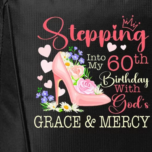 Stepping into My 60th Birthday with God's Grace & Mercy 1963 City Backpack