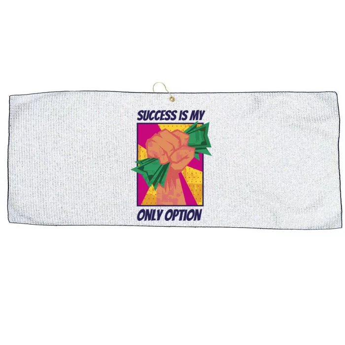 Success Is My Only Option Money Large Microfiber Waffle Golf Towel