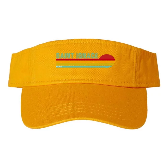 Saint Ignace Michigan Valucap Bio-Washed Visor