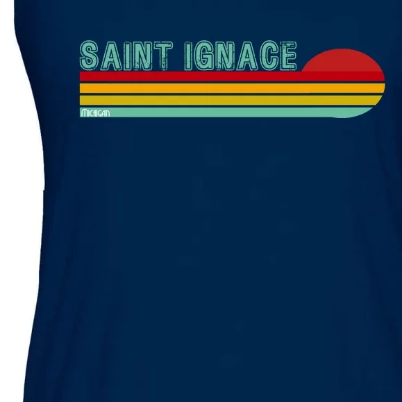 Saint Ignace Michigan Ladies Essential Flowy Tank