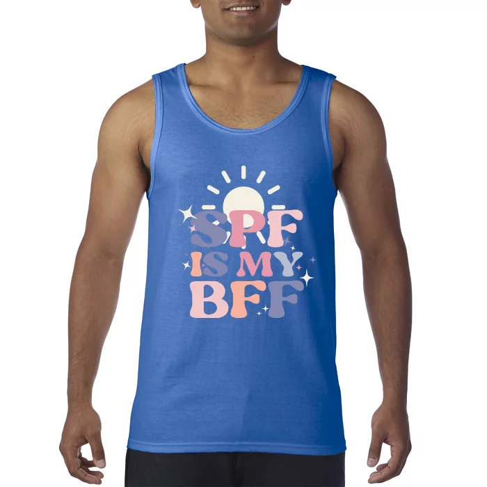 Spf Is My Bff Sunscreen Skincare Esthetician Tank Top