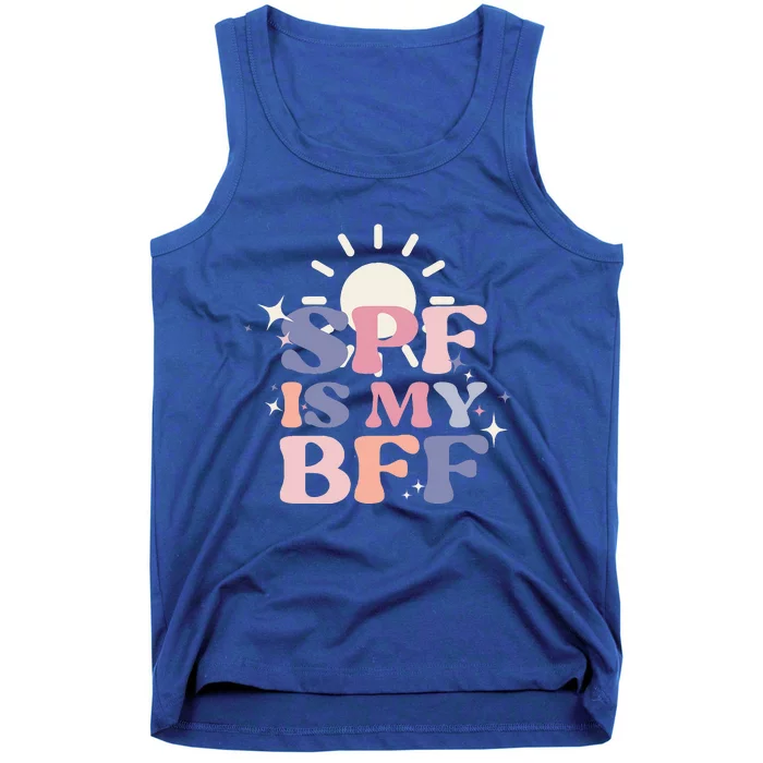 Spf Is My Bff Sunscreen Skincare Esthetician Tank Top