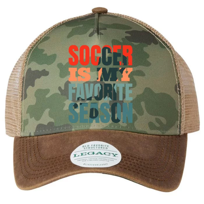 Soccer Is My Favorite Season Legacy Tie Dye Trucker Hat