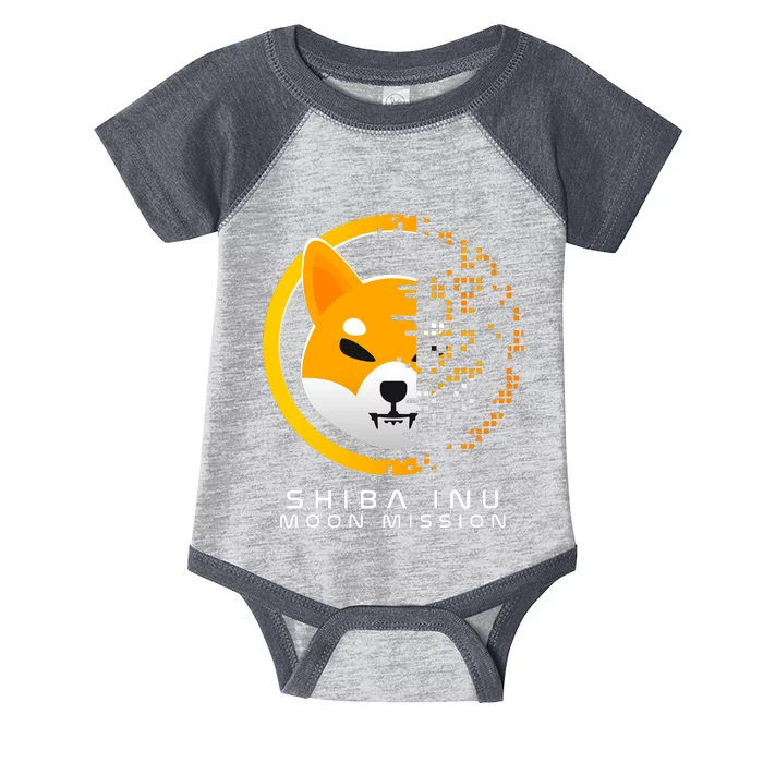 Shiba Inu Moon Mission DOGE Coin Cryptocurrency Infant Baby Jersey Bodysuit