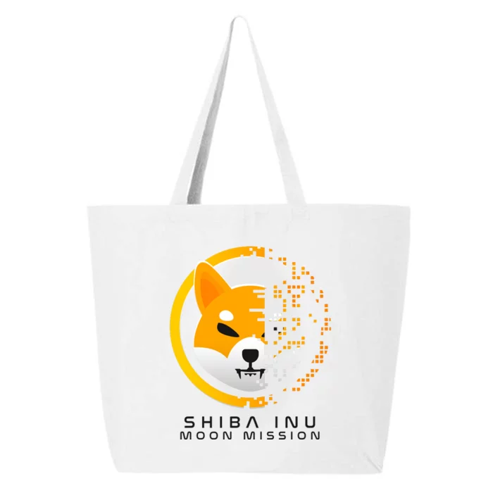 Shiba Inu Moon Mission DOGE Coin Cryptocurrency 25L Jumbo Tote