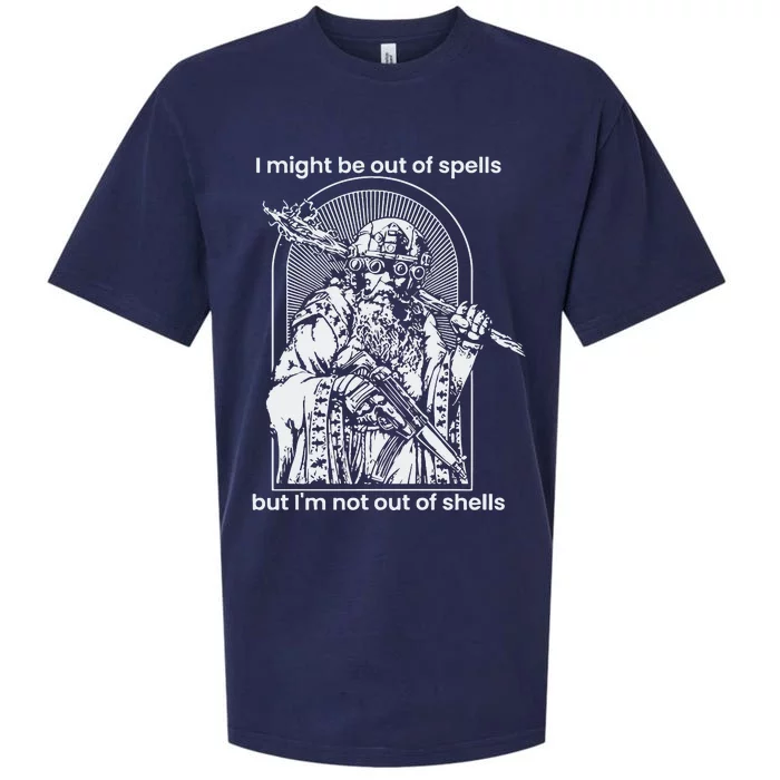 Samwise7rpg I Might Be Out Of Spells But IM Not Out Of Shells Sueded Cloud Jersey T-Shirt