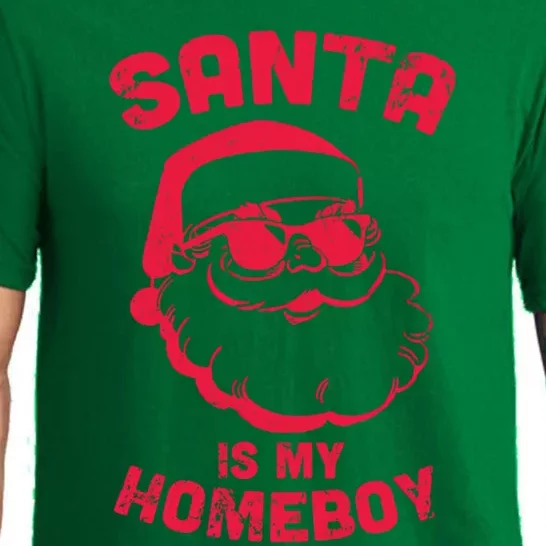 Santa Is My Homeboy Christmas Pajama Set