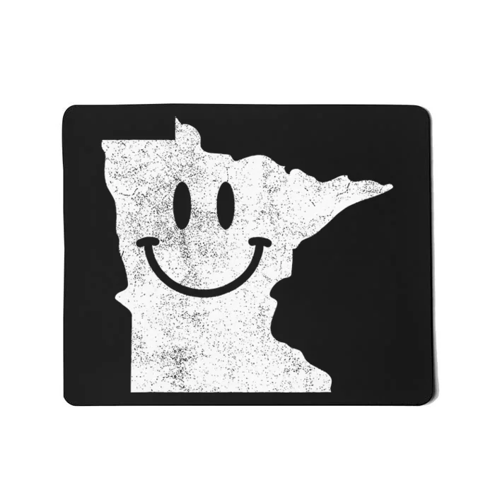 Smiling In Mn – Funny Minnesota Happy Face Mousepad