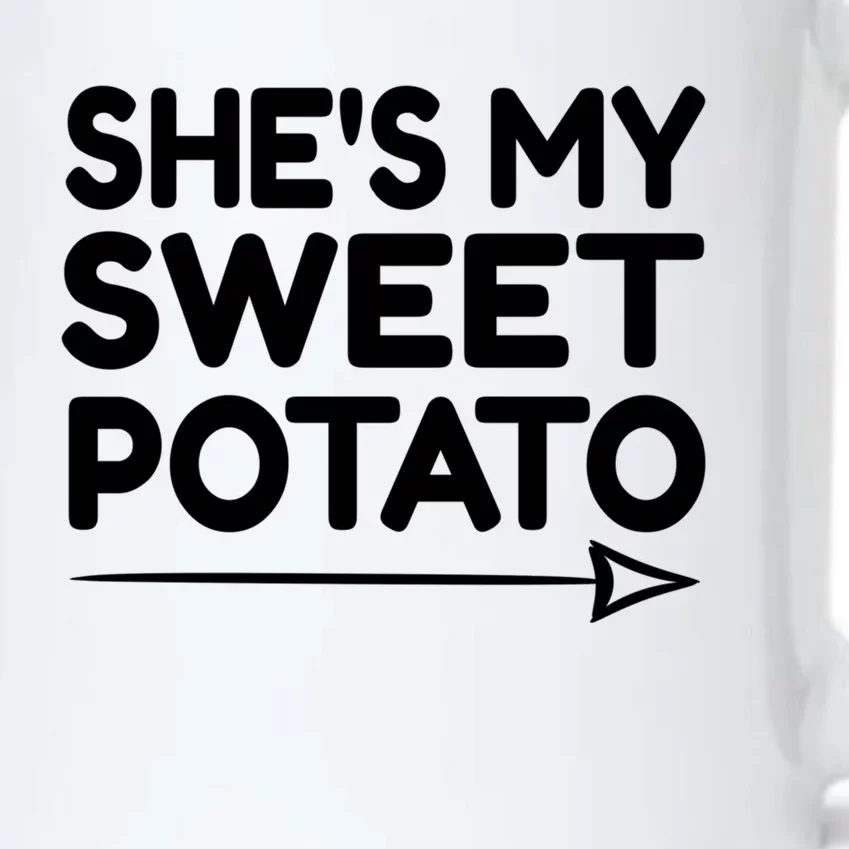 She Is My Sweet Potato Funny I Yam Funny Gift Sweet Potato Lover Meaningful Gift Black Color Changing Mug