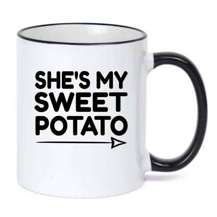 She Is My Sweet Potato Funny I Yam Funny Gift Sweet Potato Lover Meaningful Gift Black Color Changing Mug