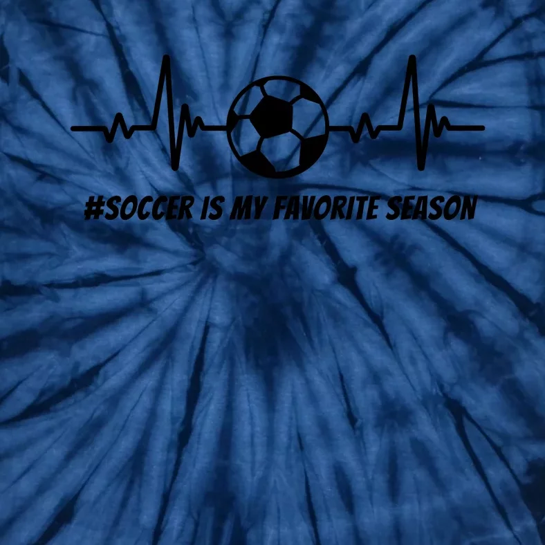 Soccer Is My Favorite Season Tie-Dye T-Shirt