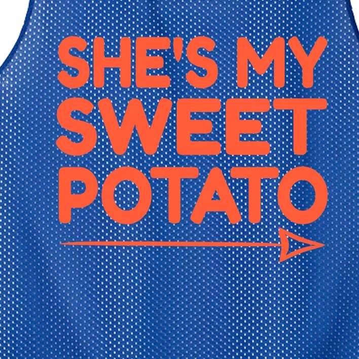 She Is My Sweet Potato Funny I Yam Funny Gift Sweet Potato Lover Gift Mesh Reversible Basketball Jersey Tank