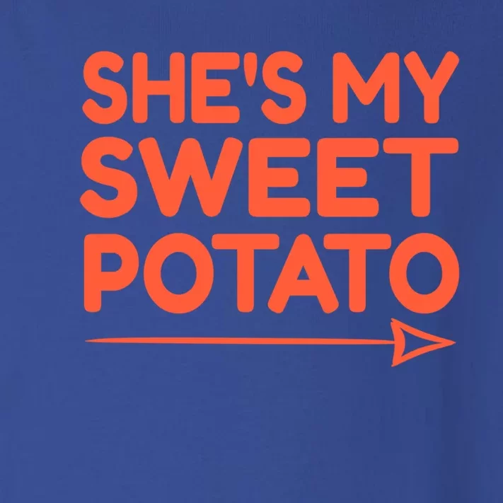 She Is My Sweet Potato Funny I Yam Funny Gift Sweet Potato Lover Gift Toddler Long Sleeve Shirt