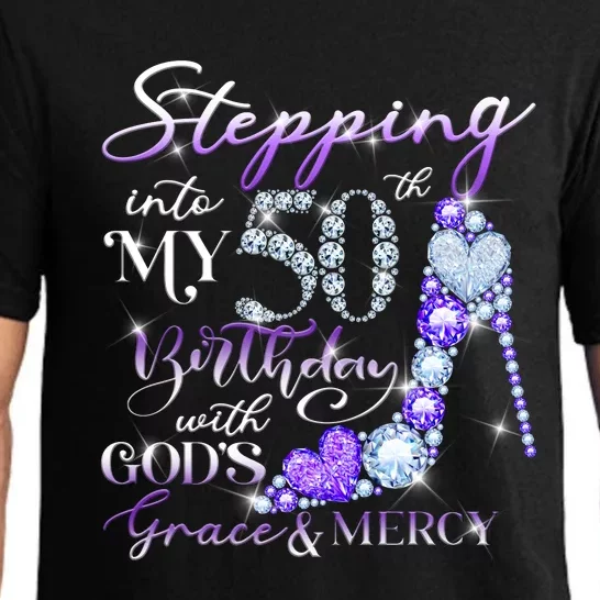 Stepping into my 50th birthday with God's grace & Mercy Pajama Set