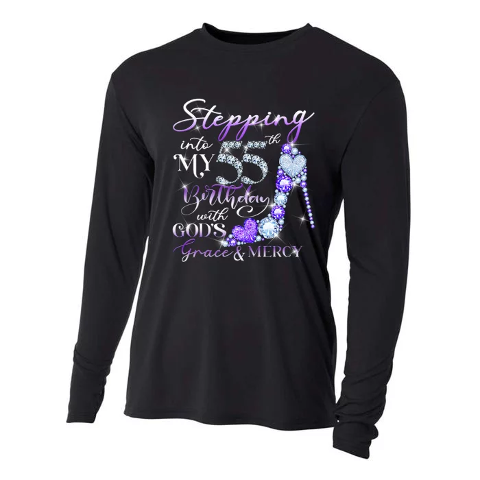 Stepping into my 55th birthday with God's grace & Mercy Cooling Performance Long Sleeve Crew